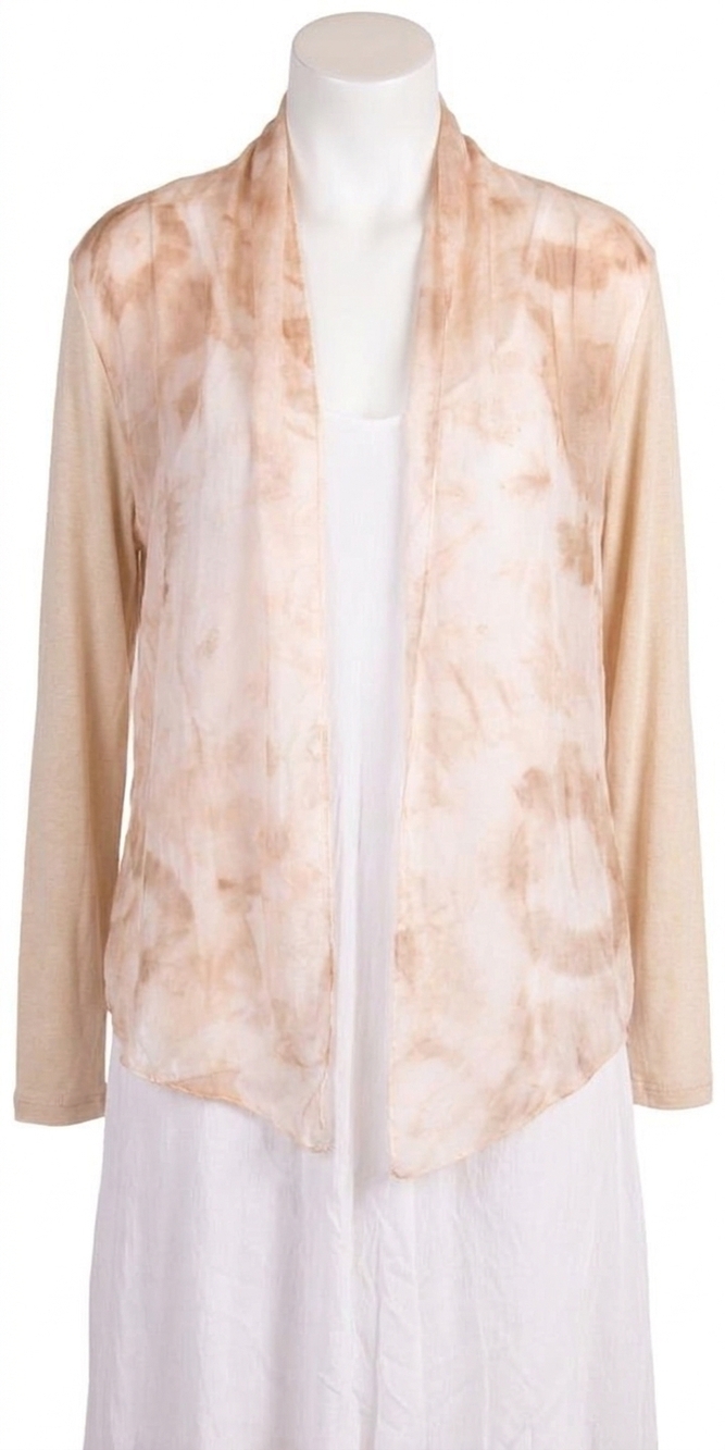 NEW GIGI MODA shoona tie dye cardigan in cream
